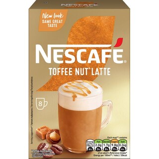 NESCAFE | GOLD | Στιγμιαίος Καφές ToffeNut Latte 8x18.6g