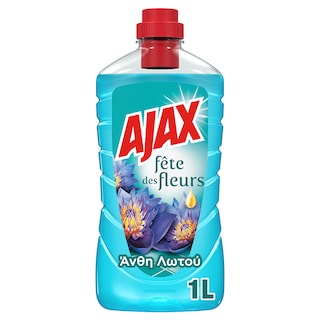AJAX | ΥΓΡΟ ΓΕΝΙΚΟΥ ΚΑΘΑΡΙΣΜΟΥ ΓΙΟΡΤΗ ΛΟΥΛΟΥΔΙΩΝ ΑΝΘΗ ΛΩΤΟΥ 1 LT
