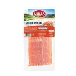 ΝΙΚΑΣ | BACON ΚΑΠΝΙΣΤΟ ΣΥΣΚΕΥΑΣΜΕΝΟ 100GR