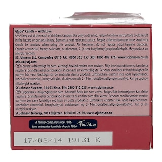 GLADE | ΑΡΩΜΑΤΙΚΟ ΚΕΡΙ WITH LOVE 1 ΤΕΜ