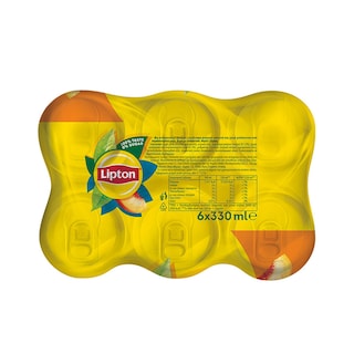 LIPTON | Ice Tea Ροδάκινο Χωρίς Ζάχαρη 6x330ml