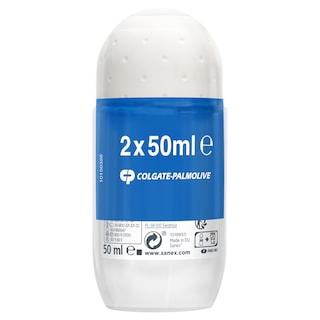 SANEX | Αποσμητικό Roll On Zero% Respect & Control 50ml 1+1 Δώρο