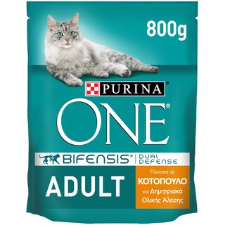 PURINA ONE | Γατοτροφή Κοτόπουλο/Ρύζι 800 gr