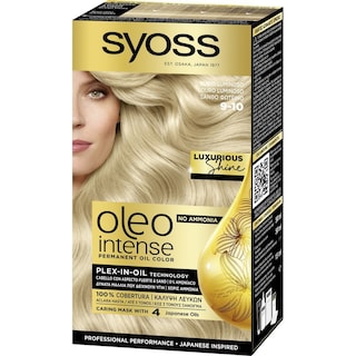 SYOSS | Βαφή Μαλλιών Oleo Intense Νο 9-10 Ξανθό Φωτεινό 1 Τεμ.