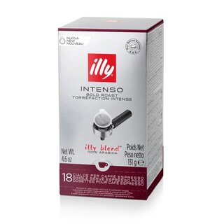 ILLY | Καφές Espresso Αλεσμένος Μερίδες Intenso Bold Roast 131g