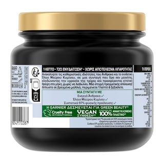 BOTANIC THERAPY | Μάσκα Μαλλιών Magnetic Charcoal 340ml