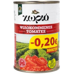 ΧΩΡΙΟ | Τομάτες Ψιλοκομμένες 400g Έκπτωση 0.20Ε