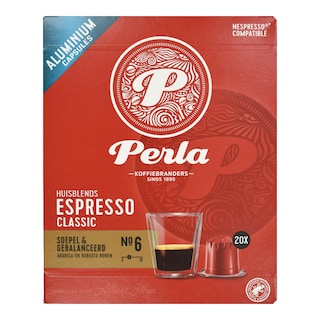 PERLA BEVERAGES | Κάψουλες Καφέ Perla Espresso Classic 20x5g