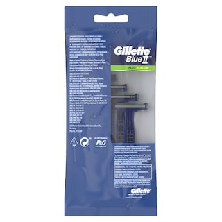 GILLETTE | BLUE II PLUS SLALOM | Ξυριστική Μηχανή Μιας Χρήσης Plus Slalom 5 Τεμάχια