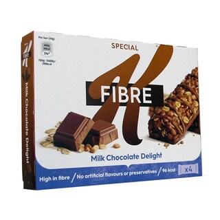 KELLOGGS | SPECIAL K | Μπάρες Δημητριακών Chewy Delight Σοκολάτα 4 X 24gr