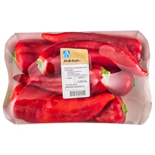 ΑΒ | AB CAPSICUMS RED LONG FLORINA TYPE GREEK PACKED