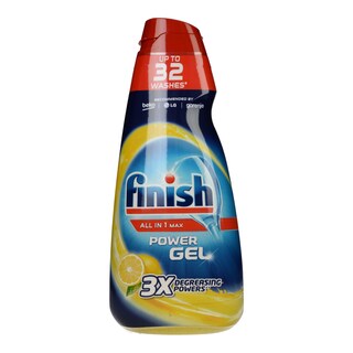 FINISH | Απορρυπαντικό Πλυντηρίου Πιάτων Power Gel Λεμόνι 650ml