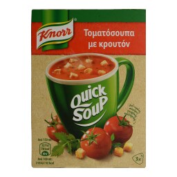 KNORR | QUICK SNACK | ΣΟΥΠΑ ΤΟΜΑΤΑ ΜΕ ΚΡΟΥΤΟΝ 57 GR