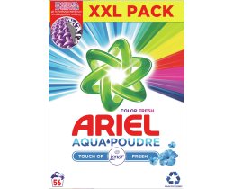 ARIEL | Σκόνη Πλυντηρίου Ρούχων Touch Of Lenor Color 56 Μεζούρες
