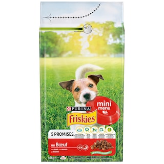 FRISKIES | MINI MENU ΞΗΡΗ ΤΡΟΦΗ ΓΙΑ ΕΝΗΛΙΚΟΥΣ ΜΙΚΡΟΣΩΜΟΥΣ ΣΚΥΛΟΥΣ ΒΟΔΙΝΟ 1.5KG