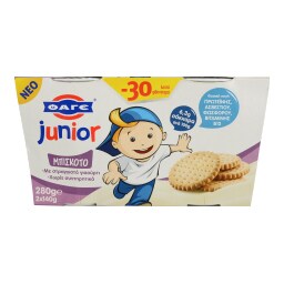 JUNIOR | ΠΑΙΔΙΚΑ ΓΙΑΟΥΡΤΙΑ ΜΠΙΣΚΟΤΟ 2X140ΓΡ
