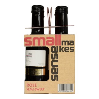 EXCLUSIVE AB | ΟΙΝΟΣ ΡΟΖΕ ΗΜΙΓΛΥΚΟΣ 4 Χ 187 ML