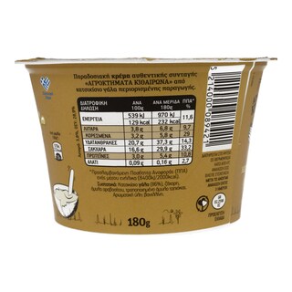 ΑΓΡΟΚΤΗΜΑΤΑ ΚΙΘΑΙΡΩΝΑ | Επιδόρπιο Κρέμα Κατσικίσια Βανίλια 180 gr