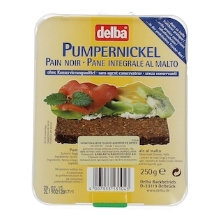 DELBA | ΑΡΤΟΣΚΕΥΑΣΜΑ PUMPERNICKEL 250 GR