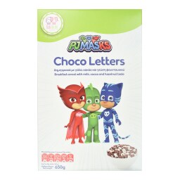 KIDS VALLEY | Δημητριακά PJ Masks Γάλα & Κακάο 650g