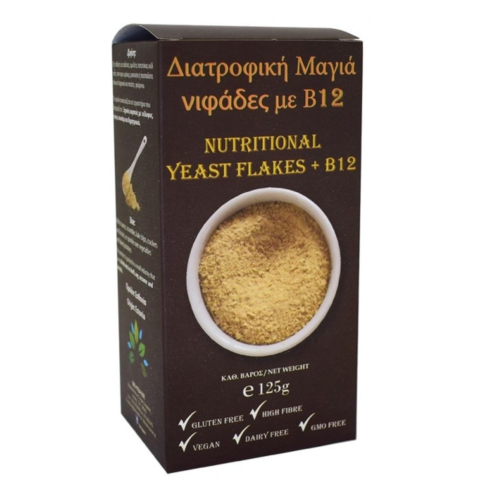 ΒΙΟΥΓΕΙΑ Διατροφική Μαγιά Νιφάδες Bio με B12 125g