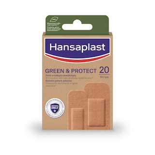 HANSAPLAST | Επιθέματα Πληγών Green & Protect 20 Τεμάχια