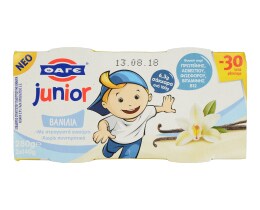 JUNIOR | ΠΑΙΔΙΚΑ ΓΙΑΟΥΡΤΙΑ ΒΑΝΙΛΙΑ 2X140ΓΡ