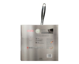 NEOFLAM | Τηγάνι Βαθύ Αντικολλητικό Inox & Καπάκι 28cm 1 Τεμάχιο