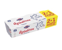 ΑΓΕΛΑΔΙΤΣΑ | Γιαούρτι Αγελάδος 4% Λιπαρά 200g 2+1 Δώρο
