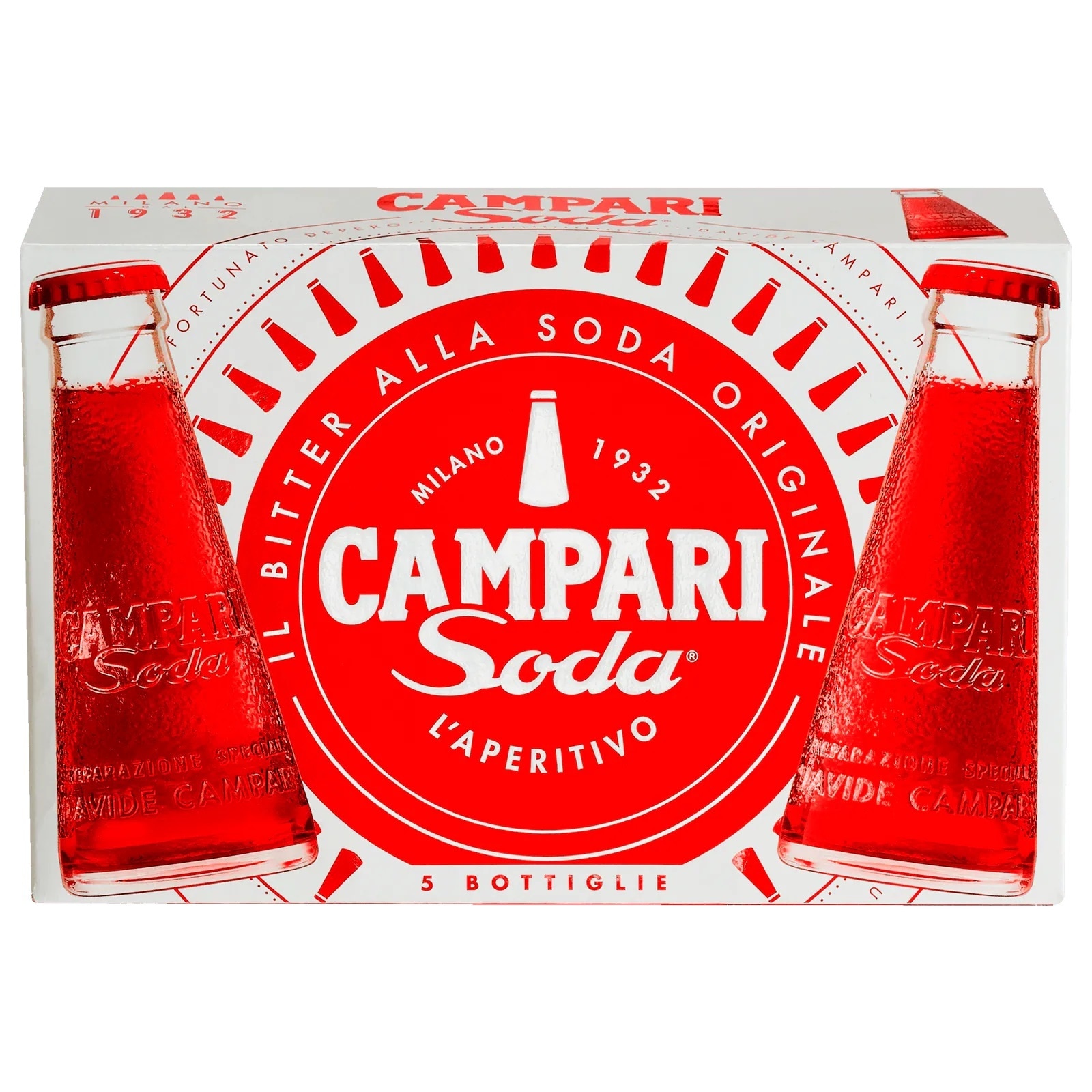 CAMPARI Απεριτίφ Campari Soda 5x98ml