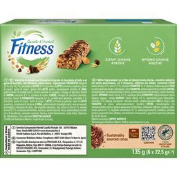 FITNESS | Μπάρες Δημητριακών Σοκολάτα Φουντούκι 6x22.5g