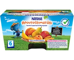 NESTLE | Φρουτογευματάκι Κοκτέιλ 5 Φρούτων & 3 Δημητριακών 4Χ100gr