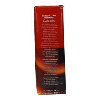 ΑΒ | ΚΑΦΕΣ ΦΙΛΤΡΟΥ COLOMBIA 250 GR
