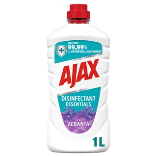 AJAX | Υγρό Καθαρισμού Απολυμαντικό Essentials Λεβάντα 1lt