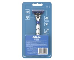 GILLETTE | Ξυριστική Μηχανή Mach3 Turbo + 2 Ανταλλακτικά 1 Τεμάχιο