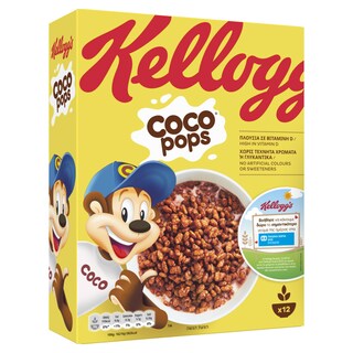 KELLOGGS | COCO POPS | Δημητριακά Coco Pops 375gr