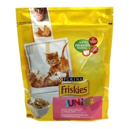FRISKIES | ΞΗΡΑ ΤΡΟΦΗ ΓΑΤΑΣ JUNIOR ΚΟΤΟΠΟΥΛΟ,ΛΑΧΑΝΙΚΑ ΚΑΙ ΓΑΛΑ 400 GR