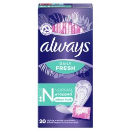 ALWAYS | Σερβιετάκια Dailies Singles Normal 20 Τεμάχια