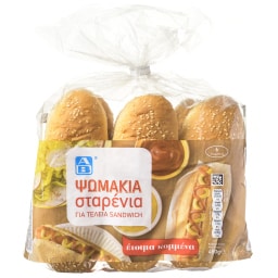 ΑΒ | Ψωμάκια Sandwich Σταρένια 480g