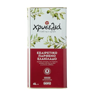 ΧΡΥΣΕΛΙΑ | Ελαιόλαδο Εξαιρετικό Παρθένο 4lt