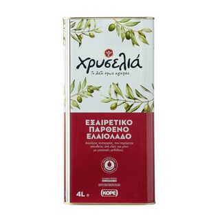 ΧΡΥΣΕΛΙΑ | Ελαιόλαδο Εξαιρετικό Παρθένο 4lt