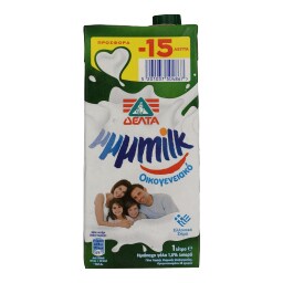 MMMILK | ΓΑΛΑ ΥΨΗΛΗΣ ΠΑΣΤΕΡΙΩΣΗΣ ΟΙΚΟΓΕΝΕΙΑΚΟ ΕΛΑΦΡΥ 1 LT