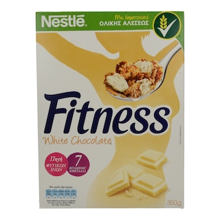 NESTLE | FITNESS | ΔΗΜΗΤΡΙΑΚΑ WHITE CHOCOLATE 350 GR