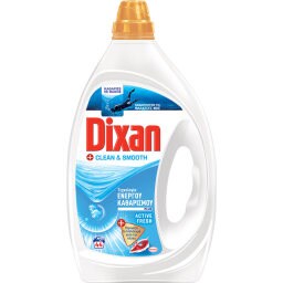 DIXAN | Υγρό Απορρυπαντικό Ρούχων Power Gel Clean & Smooth 44 Μεζ.