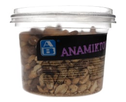 ΑΒ | ΞΗΡΟΙ ΚΑΡΠΟΙ ΑΝΑΜΕΙΚΤΟΙ ΜΕ ΡΙΓΑΝΗ ΚΑΙ ΠΙΠΕΡΙ 250 GR