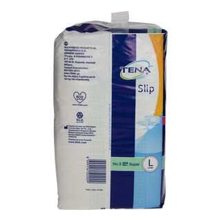 TENA | ΣΛΙΠ ΑΚΡΑΤΕΙΑΣ Νο 3 PLUS LARGE 9 ΤΕΜ