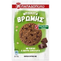 ΠΑΠΑΔΟΠΟΥΛΟΥ | Μπισκότα Βρώμης Κακάο Χωρίς Ζάχαρη 155gr