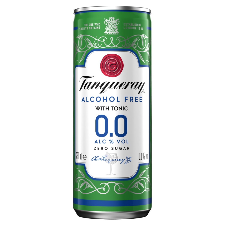 TANQUERAY Cocktail Tonic Χωρίς Αλκοόλ 250ml