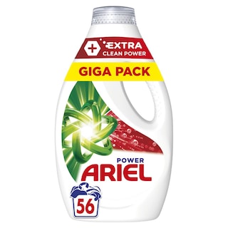 ARIEL | Υγρό Πλυντηρίου Ρούχων Extra Clean Power 56 Μεζούρες