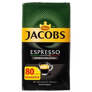 JACOBS | Καφές Espresso Αλεσμένος 250gr (-0.80E)